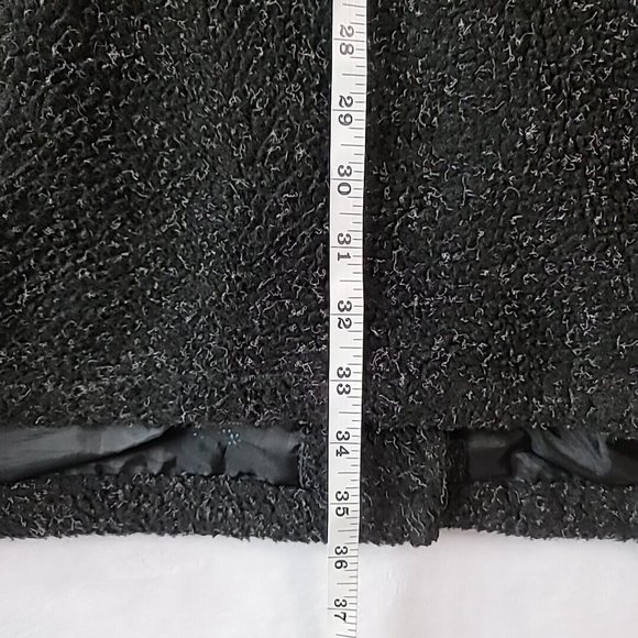 Vintage Anthony Richards Reversible Fleece Black Coat Overcoat Women’s 2XL - Picture 9 of 16